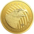 1 Unze Goldmünze Call of the Wild - Adler 2018