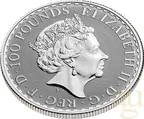 1 Unze Platinmünze Britannia 2022