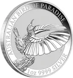 1 Unze Silbermünze Australien Birds of Paradise - Victoria Paradiesvogel 2018