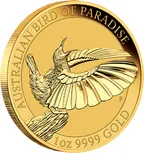 1 Unze Goldmünze Australien Birds of Paradise - Victoria Paradiesvogel 2018