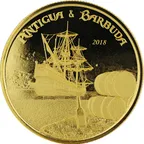 1 Unze Goldmünze EC8 Antigua & Barbuda - Rum Runner 2018