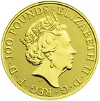 1 Unze Goldmünze Lunar UK Schwein 2019