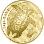 1 Unze Goldmünze Fiji Taku Schildkröte 2013