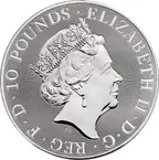 10 Unzen Silbermünze Großbritannien Valiant 2018