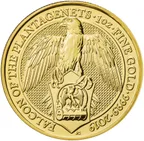 1 Unze Goldmünze Queens Beasts Falcon 2019