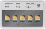 5 Gramm Goldbarren Heraeus Multicard