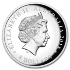 5 Unzen Silbermünze Australien Schwan 2018 - High Relief - polierte Platte
