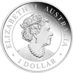 1 Unze Silbermünze Australien Emu 2019 - polierte Platte
