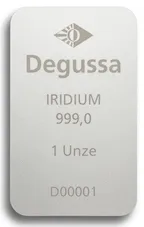 1 Unze Iridiumbarren