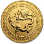 1 Unze Goldmünze Niue Celestial Animals - The Green Dragon 2019