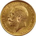 1 Pfund Goldmünze Sovereign Georg V - Kanada (C)
