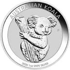 1 Unze Silbermünze Australien Koala 2020