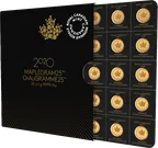 25x 1g Goldmünze Maple Leaf - Maplegram