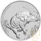 1 Unze Silbermünze Australien Koala 2022