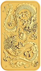 1 Unze Goldmünze Perth Mint - Rectangular Dragon 2020