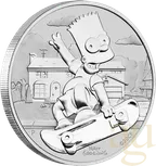1 Unze Silbermünze Tuvalu Bart Simpson 2020