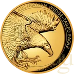 2 Unzen Goldmünze Australien Wedge Tailed Eagle 2020 proof - high Relief Prägung