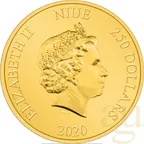 1 Unze Goldmünze Niue Schildkröte 2020