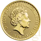 1 Unze Goldmünze Britannia 2023 - Queen Elisabeth