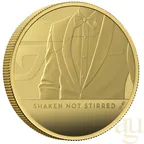 1 Unze Goldmünze Großbritannien James Bond 007 Shaken Not Stirred - 2020 polierte Platte