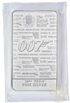 10 Unzen Silberbarren The Royal Mint - James Bond 007 - No Time To Die