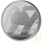 1 Unze Silbermünze Großbritannien James Bond 007 Pay Attention - 2020 polierte Platte