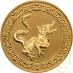 1 Unze Goldmünze Niue Celestial Animals - The Red Yellow Snake 2020