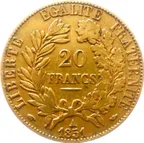 20 Francs Goldmünze Ceres