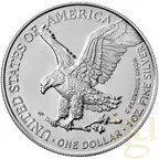1 Unze Silbermünze American Eagle 2022