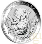 1 Unze Silbermünze Australien Koala 2021