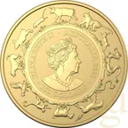 1 Unze Goldmünze Australien RAM Lunar Ochse 2021