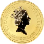 1 Unze Goldmünze Australien Lunar I Tiger 1998