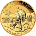 1 Unze Goldmünze Australien Emu 2021