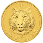 10 Unzen Goldmünze Australien Lunar II Tiger 2010