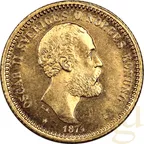 5 Kronen Goldmünze Schweden Oscar II.