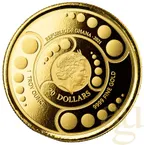 1 Unze Goldmünze Afrika Ghana Alien 2021