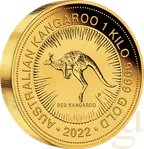 1 Kilogramm Goldmünze Australien Känguru 2022