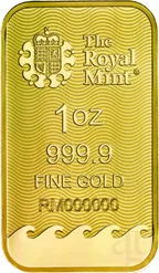 31,1 Gramm Goldbarren The Royal Mint - Britannia