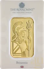 31,1 Gramm Goldbarren The Royal Mint - Britannia