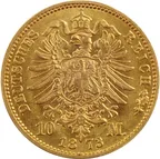 10 Mark Goldmünze Wilhelm I von Preußen
