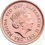 1/2 Pfund Goldmünze Sovereign Elisabeth 2022