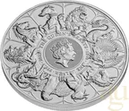 10 Unzen Silbermünze Queens Beasts Completer Coin 2022