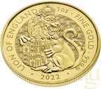 1 Unze Goldmünze Tudor Beasts Lion 2022