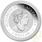 1 Unze Silbermünze Australien Schwan 2022