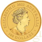 1 Unze Goldmünze Australien Schwan 2022