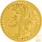 1 Unze Goldmünze Niue Lunar Tiger 2022