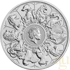 1 Unze Platinmünze Queens Beasts Completer Coin 2022