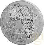 1 Unze Platinmünze Ruanda Pelikan 2022