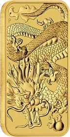 1 Unze Goldmünze Perth Mint - Rectangular Dragon 2022