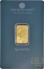 5 Gramm Goldbarren The Royal Mint - Happy Birthday